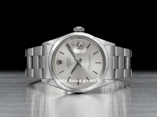 Rolex Date 34 Argento Oyster Silver Lining  1500